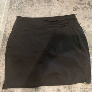 Black tennis skirt